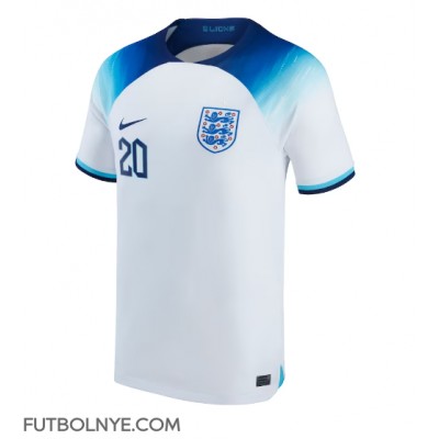 Camiseta Inglaterra Phil Foden #20 Primera Equipación Mundial 2022 manga corta